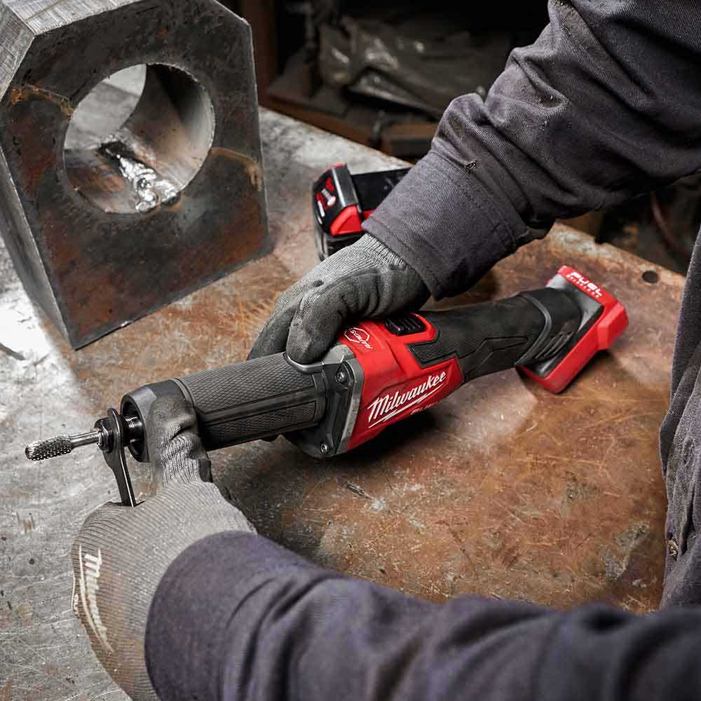 MILWAUKEE 18V FUEL™ 1/4" Braking Die Grinder w/ Slide Switch Skin M18FDGRB0