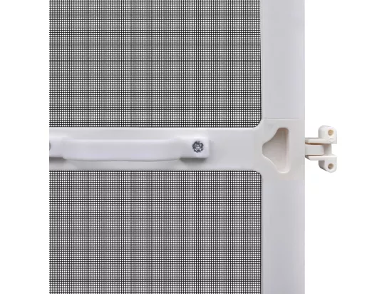 Moustiquaire à charnière pour portes Blanc 100 x 215 cm