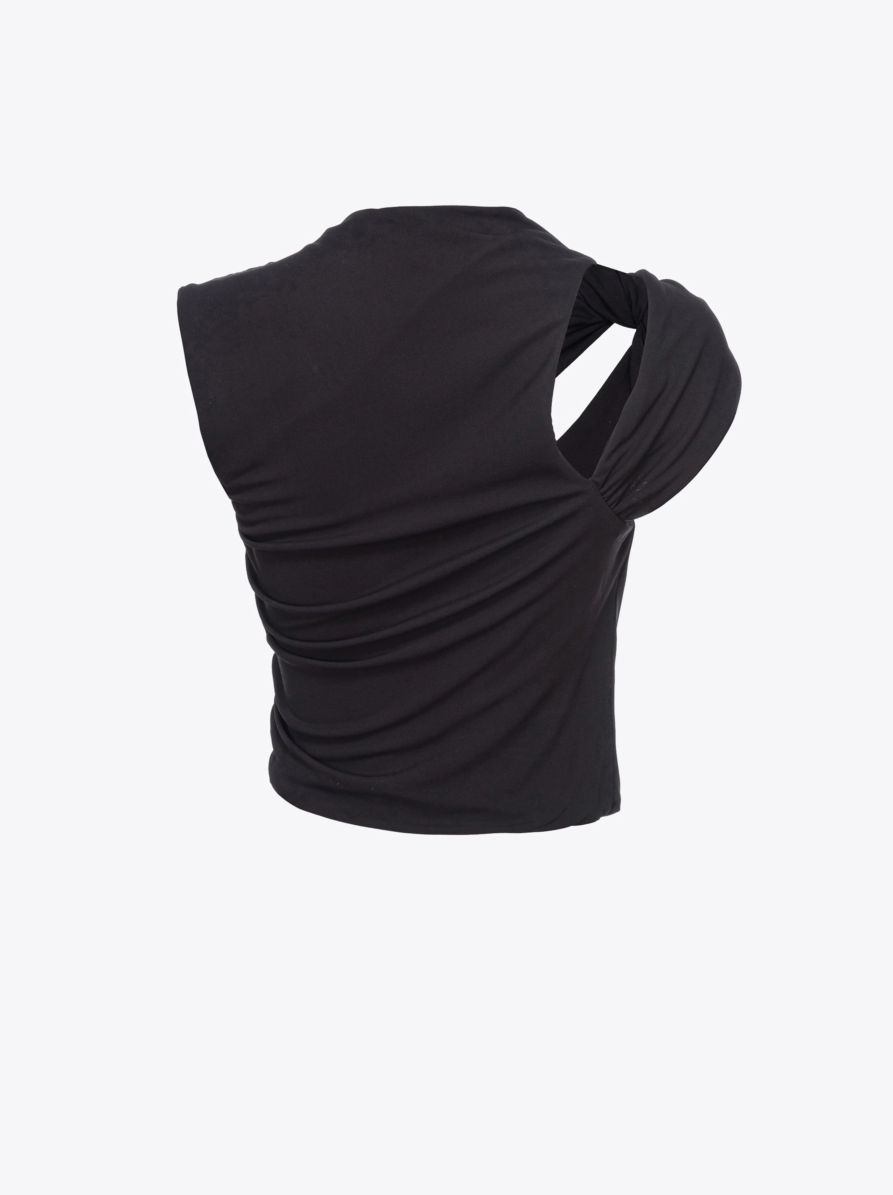 Top torsadé | Noir