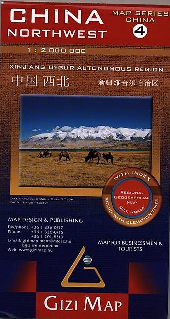 GIZI - 4 CHINE NORD OUEST ECHELLE 1 2 000 000 E GIZI