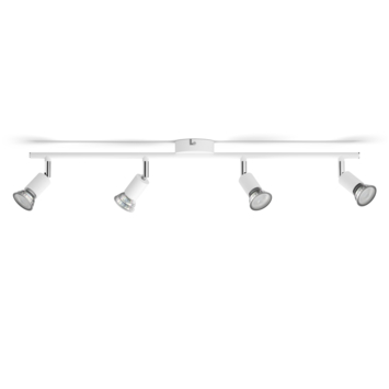 Philips opbouwspot Limbali wit 4x GU10