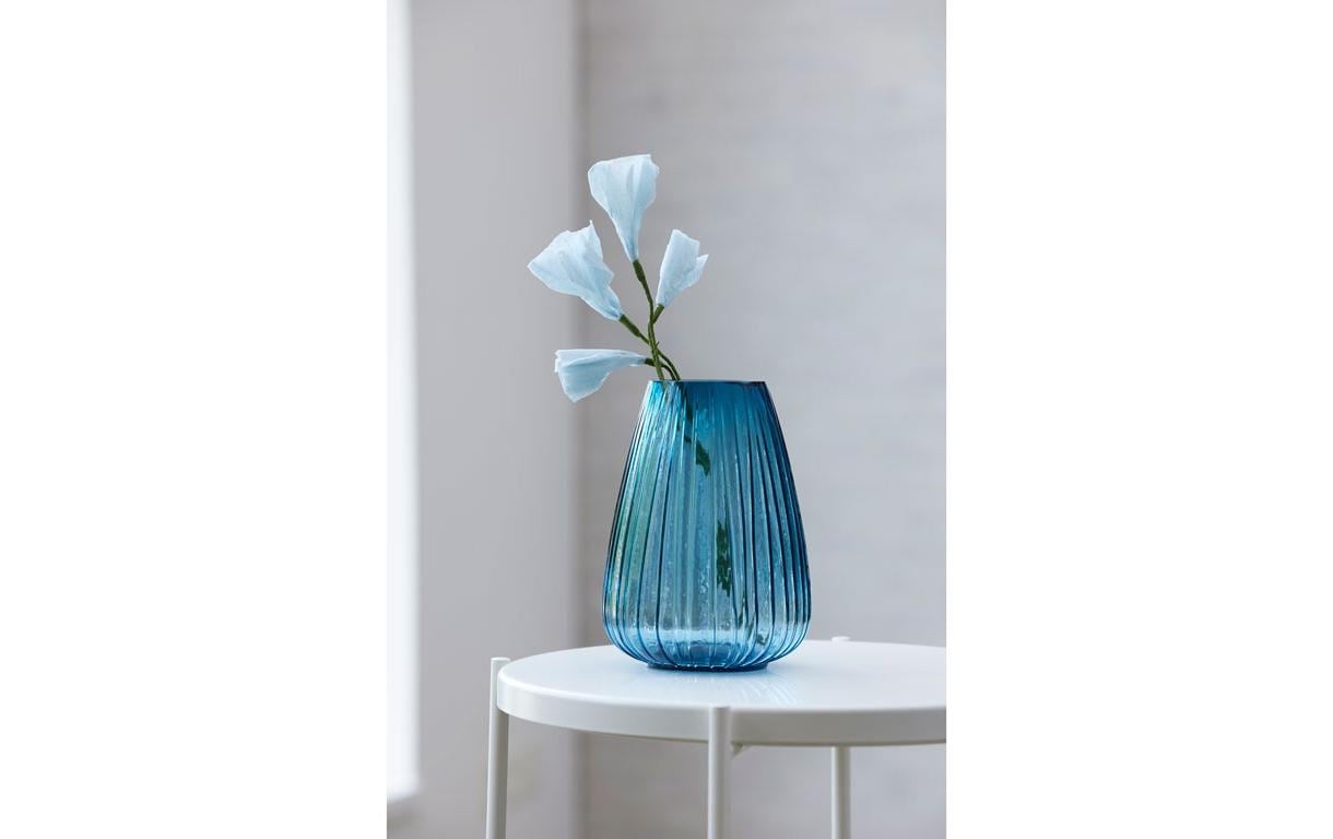 Vase Kusintha 22 cm, DunkelblauDekorative Vase