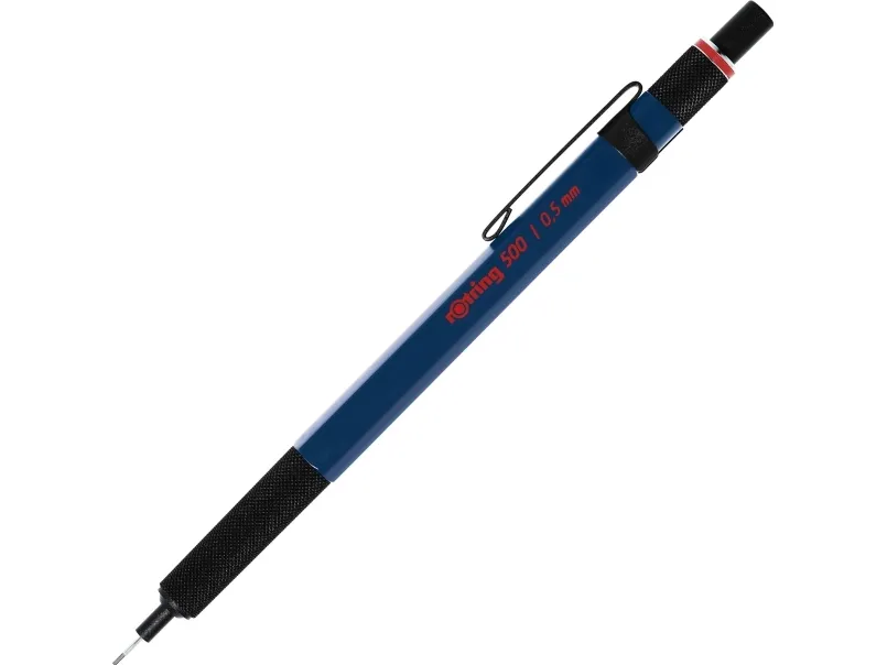 ROTRING blyant med fint blyant 500 metallic blå 0,5 mm gaveæske
