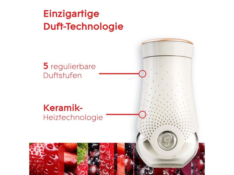 Glade Duftstecker Nachfüller Bubbly Berry Splash 20 ml Nachfüllkartusche für elektrischen Raumduft
