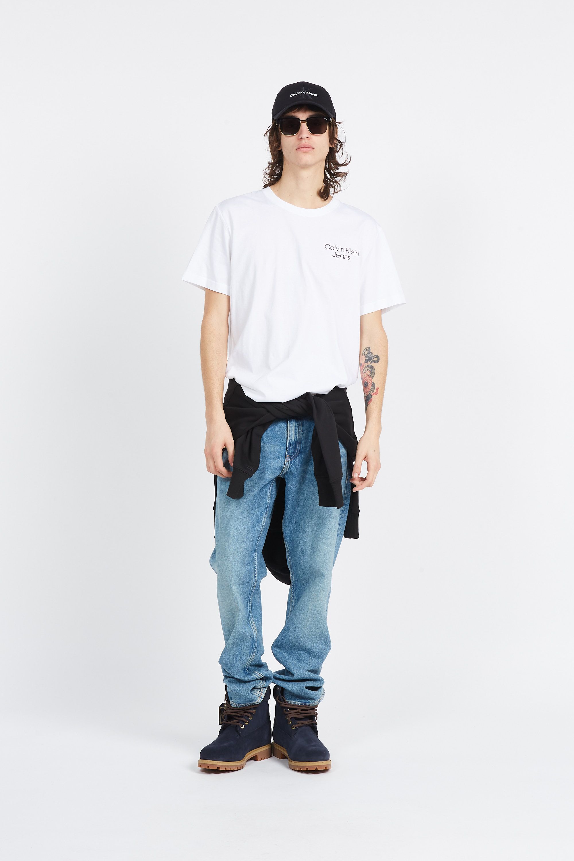CALVIN KLEIN JEANS T-shirt  ECLIPSE GRAPHIC TEE Blanc