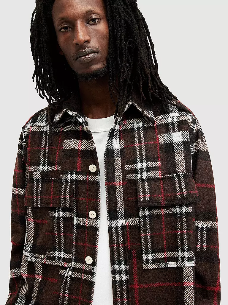 ALLSAINTS Overshirt REDWOOD  braun