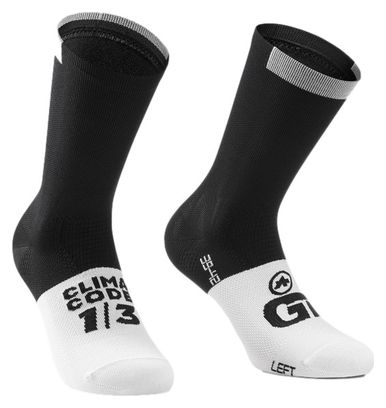 Chaussettes Unisexe Assos GT C2 Noir/Blanc