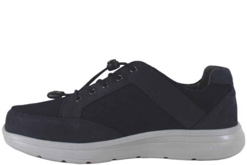 NEW FEET MØRKEBLÅ SKO I OLIERET SKIND
