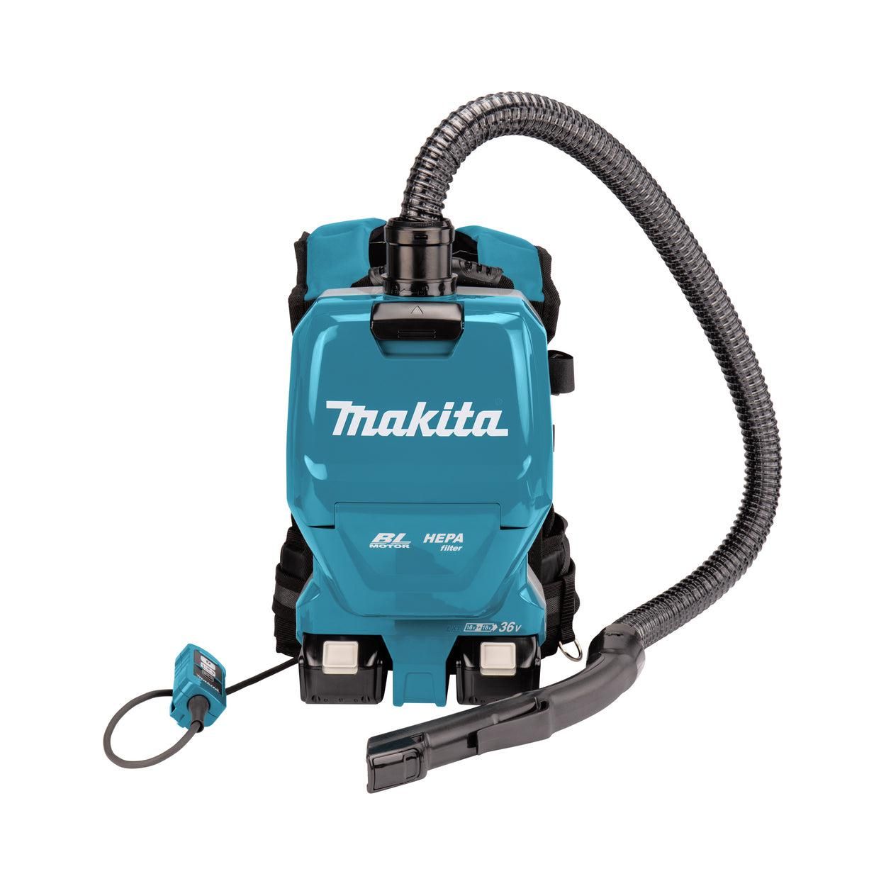 Makita DVC261TX22 Accu Rugstofzuiger voor Schoonmaak 2x18V 5.0Ah