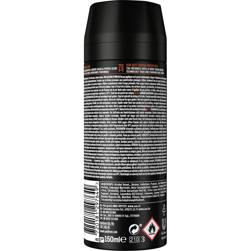 Axe Copper santal deodorant bodyspray