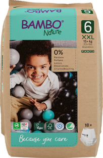 Bambo Nature Maat 6 Luiers XXL Multiverpakking 3x18ST