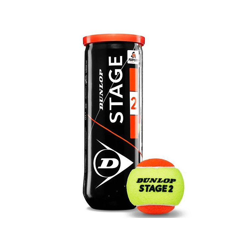 Tube 3 balles Dunlop Stage 2
