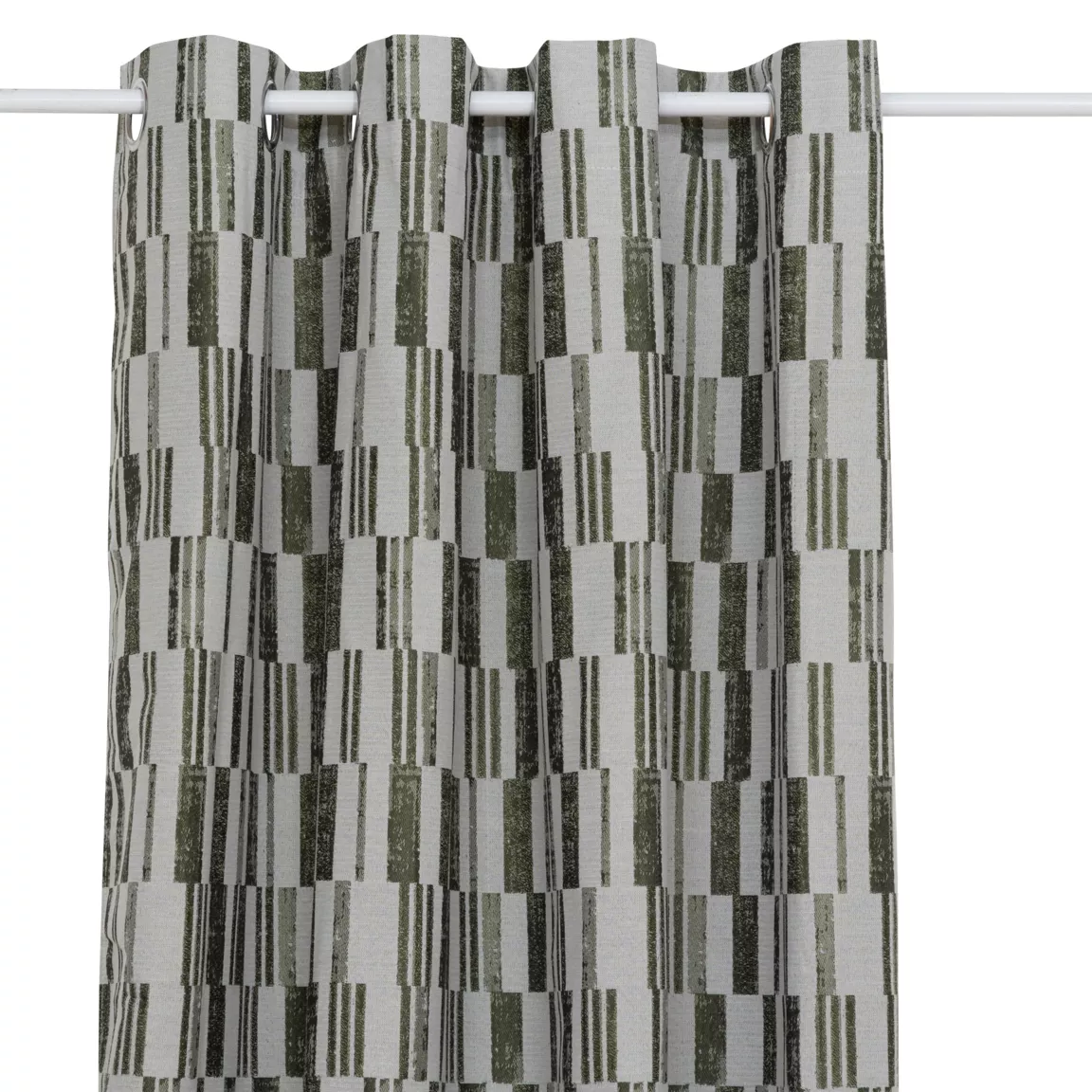 Rideau tissé (140 x 260 cm) Leyna Vert kaki
