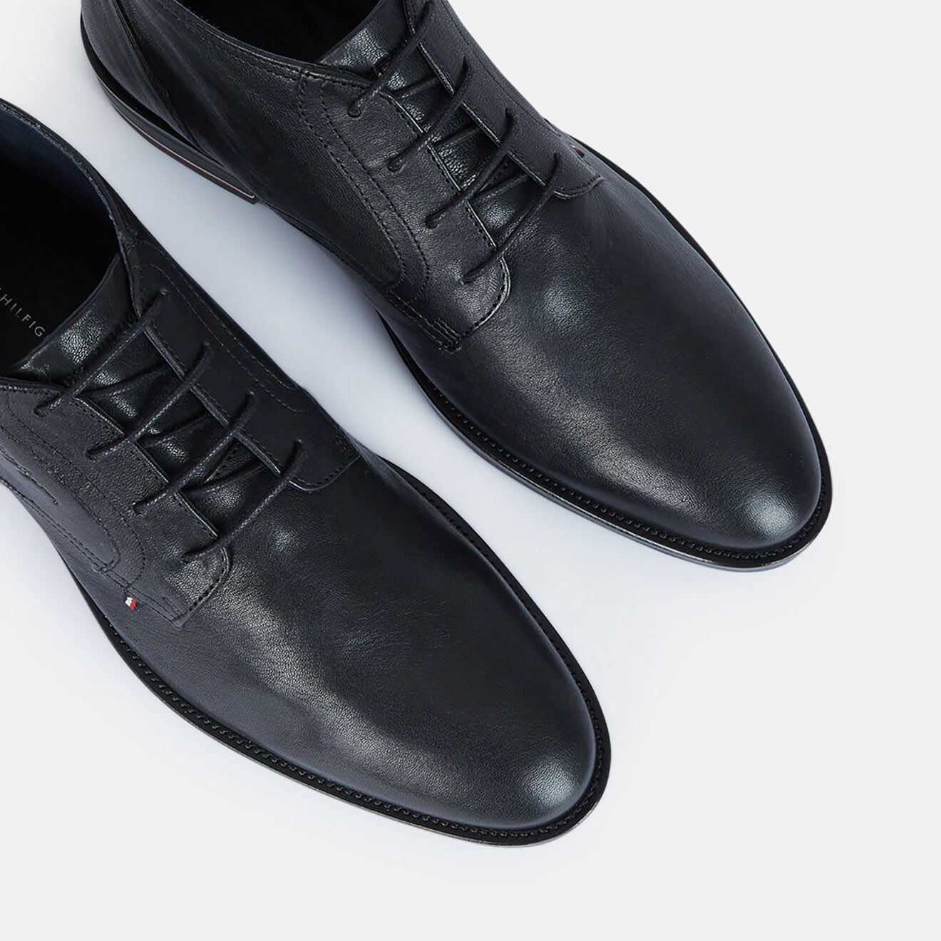 Tommy Hilfiger Desert boots en Cuir Signature noires