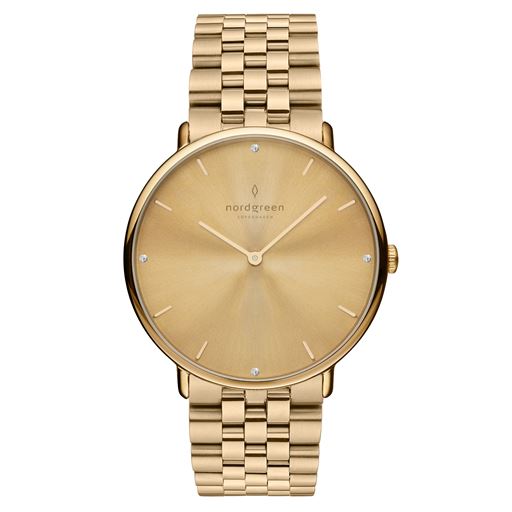 Nordgreen Native NR28GO5LGOCS Dameur, Guld, 28 mm