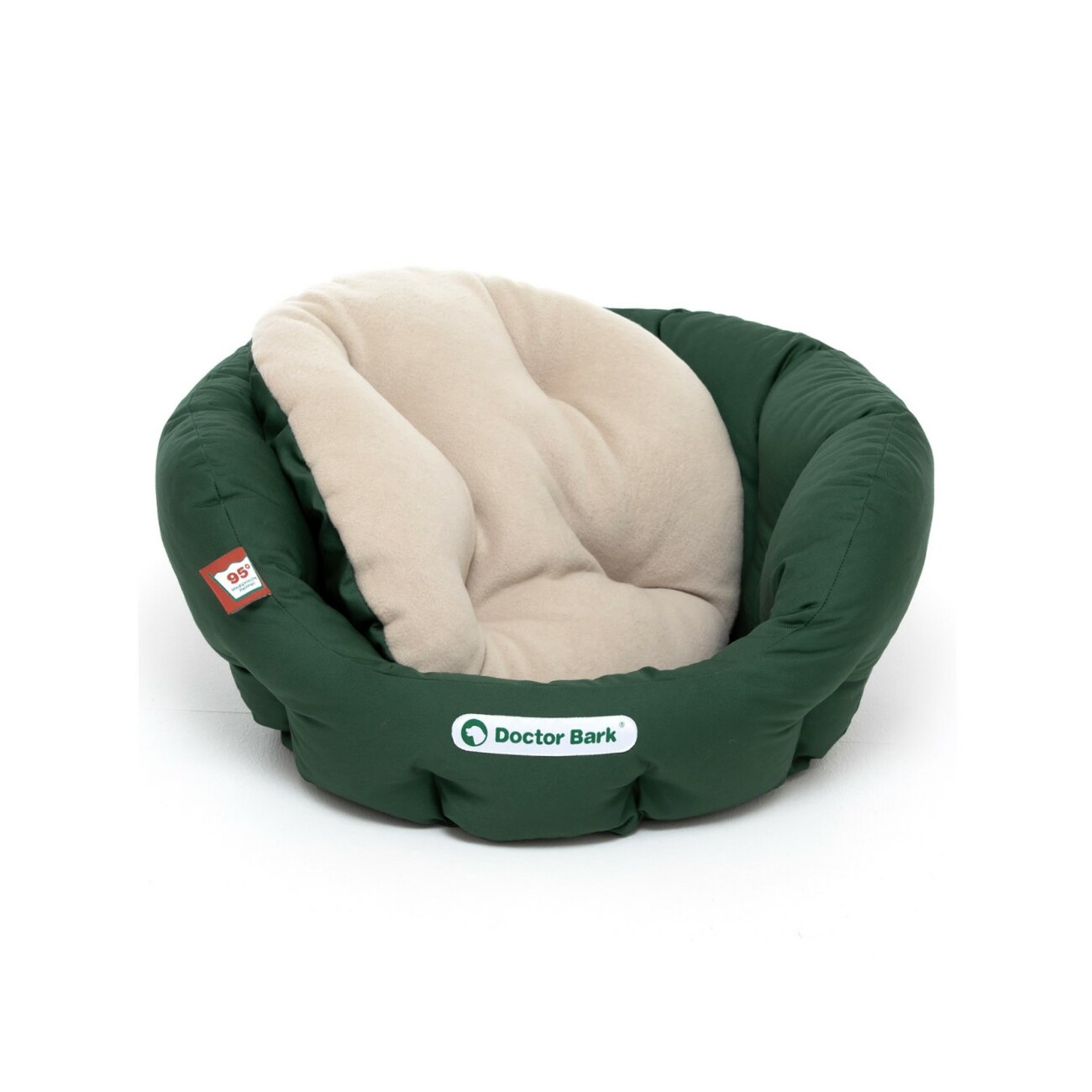 Doctor Bark Hundenest beige /grün S