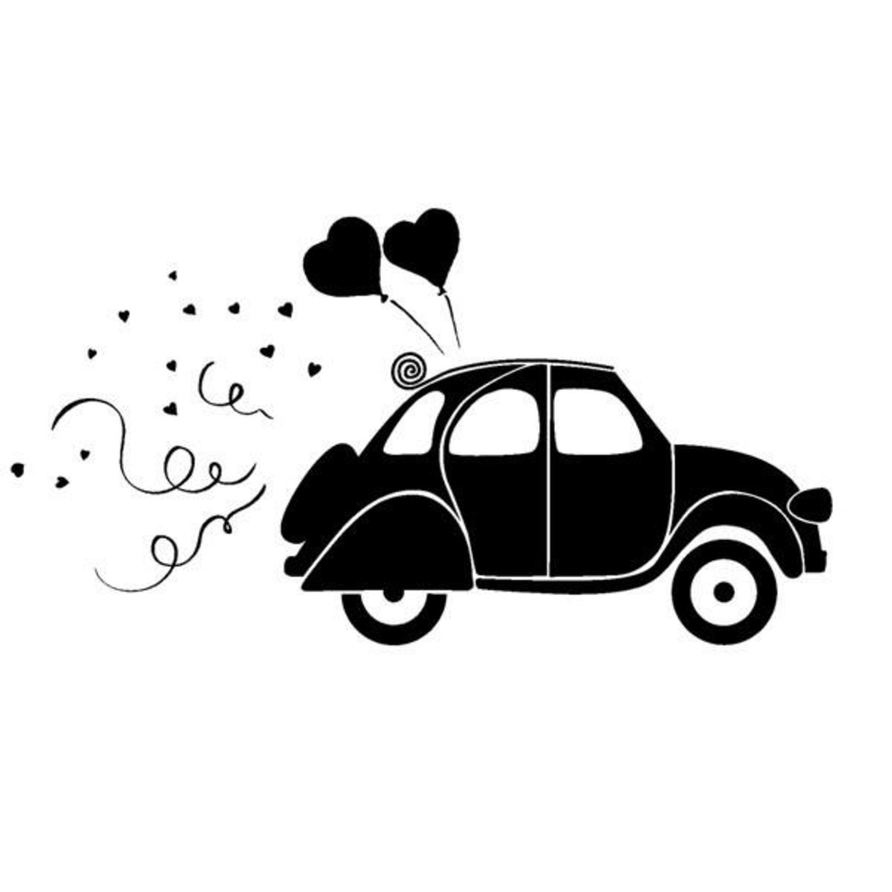 Tampon bois - 2 cv coeur
