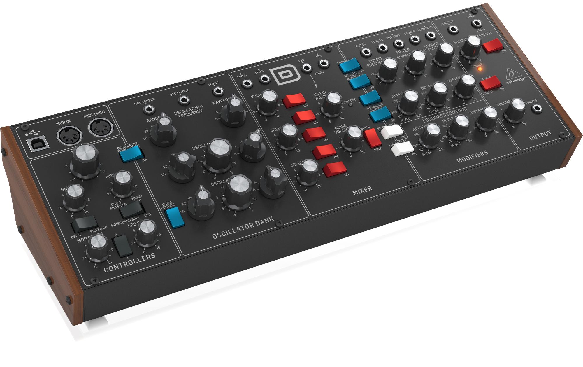Synthesizer Model D<br>Detailgetreue Minimoog Model D Replikation