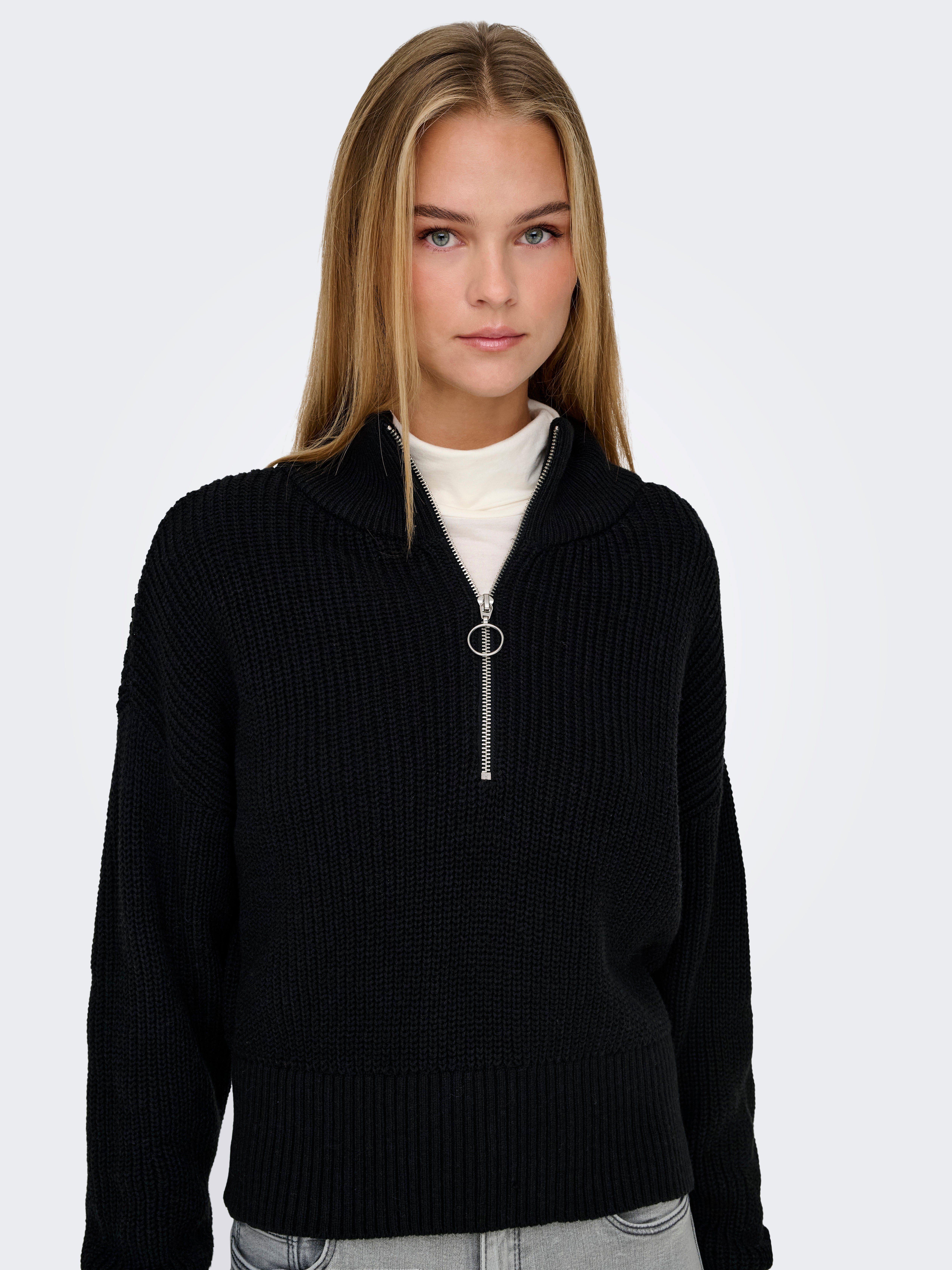 ONLFOLLY Strickpullover Black