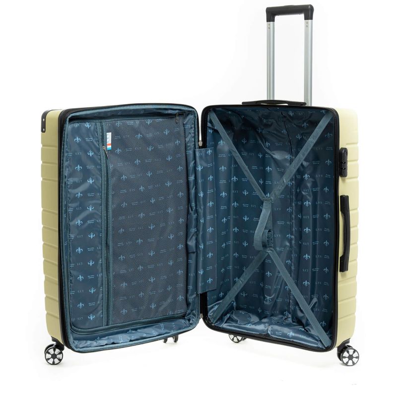 Lot de 3 valises rigides 2123 56, 67 et 77 cm Olive
