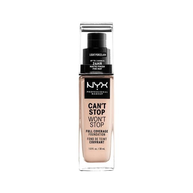 NYX Professional Makeup Can't Stop Won't Stop Foundation 1.3 Light Porcelain 30 ML