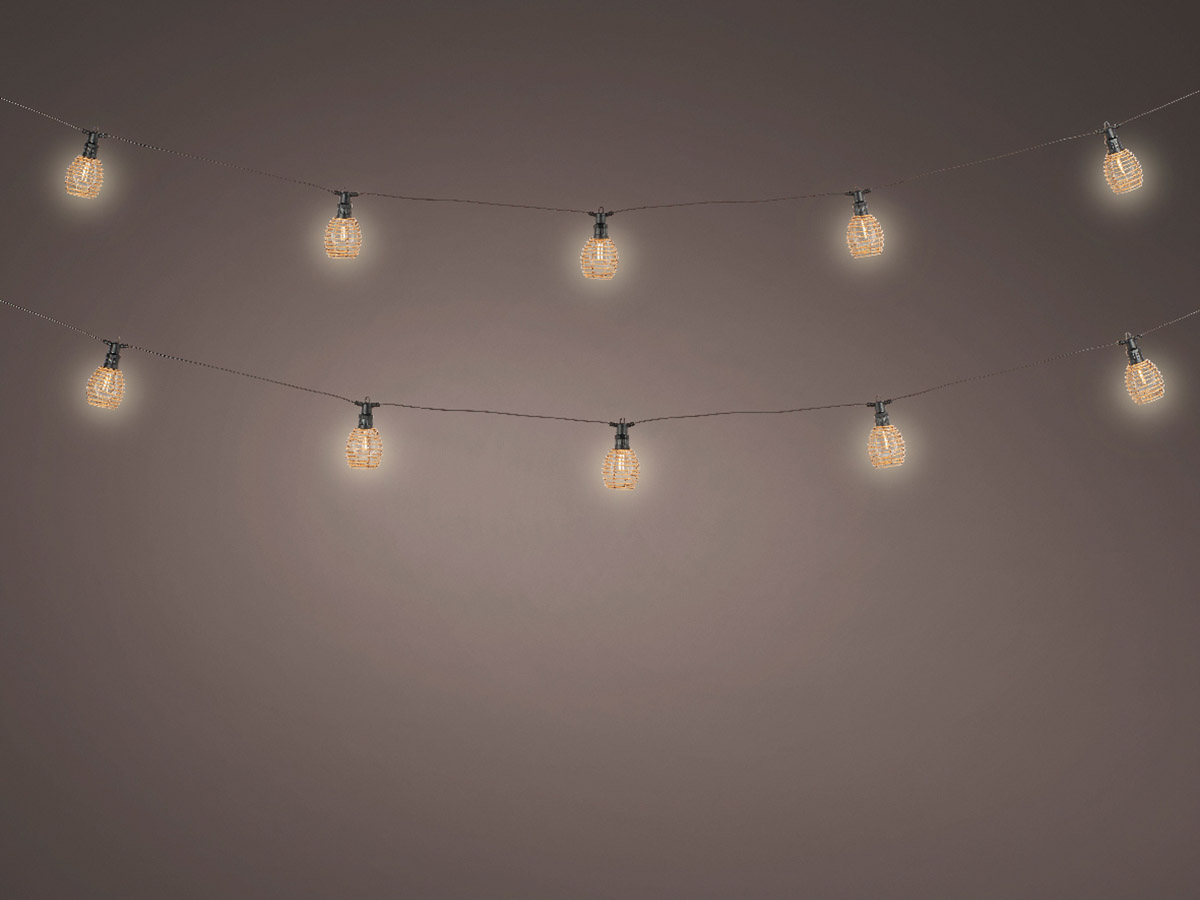 Lumineo rattan lichtslinger
