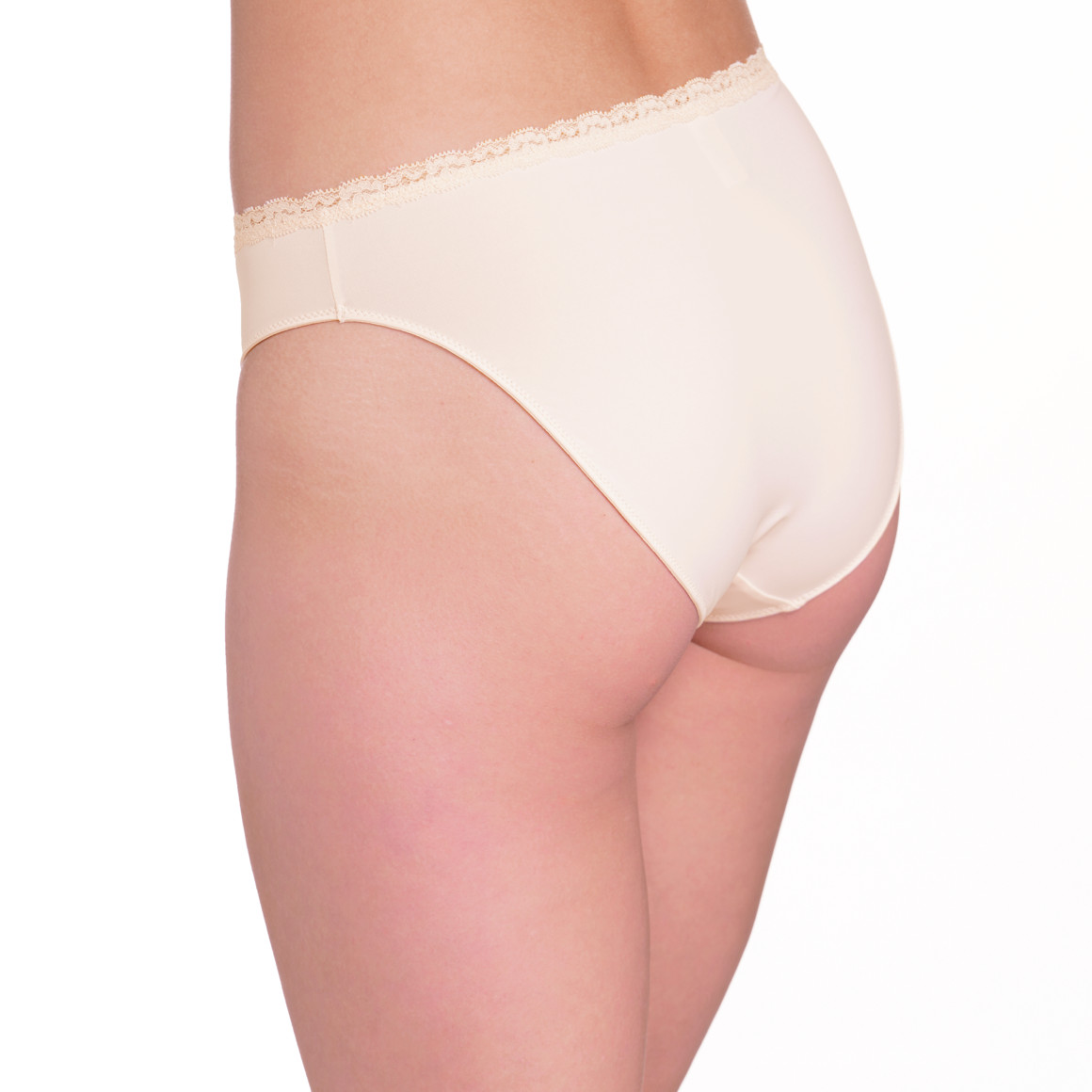 Gina Benotti 5 Damen Slips mit Spitze dunkelblau / hellgrün / rosa