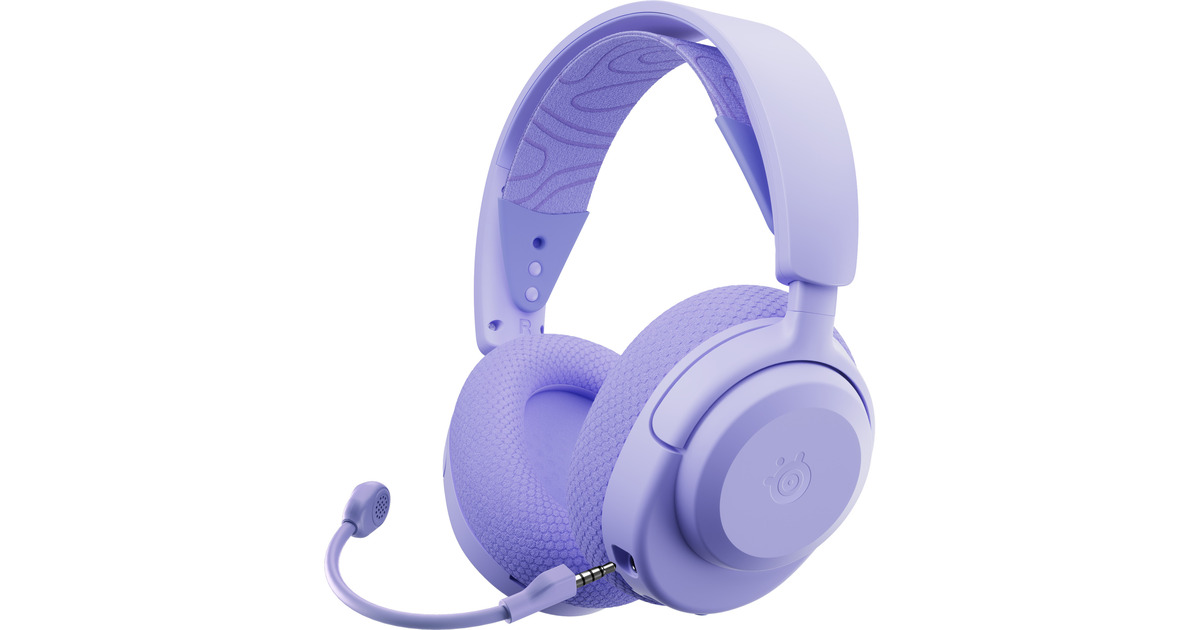 SteelSeriesArctis Nova 3P Wireless over-ear gaming headset  (Lavendel, 2.4 GHz / Bluetooth 5.3, Pc, PlayStation 5, PlayStation 4, Switch)