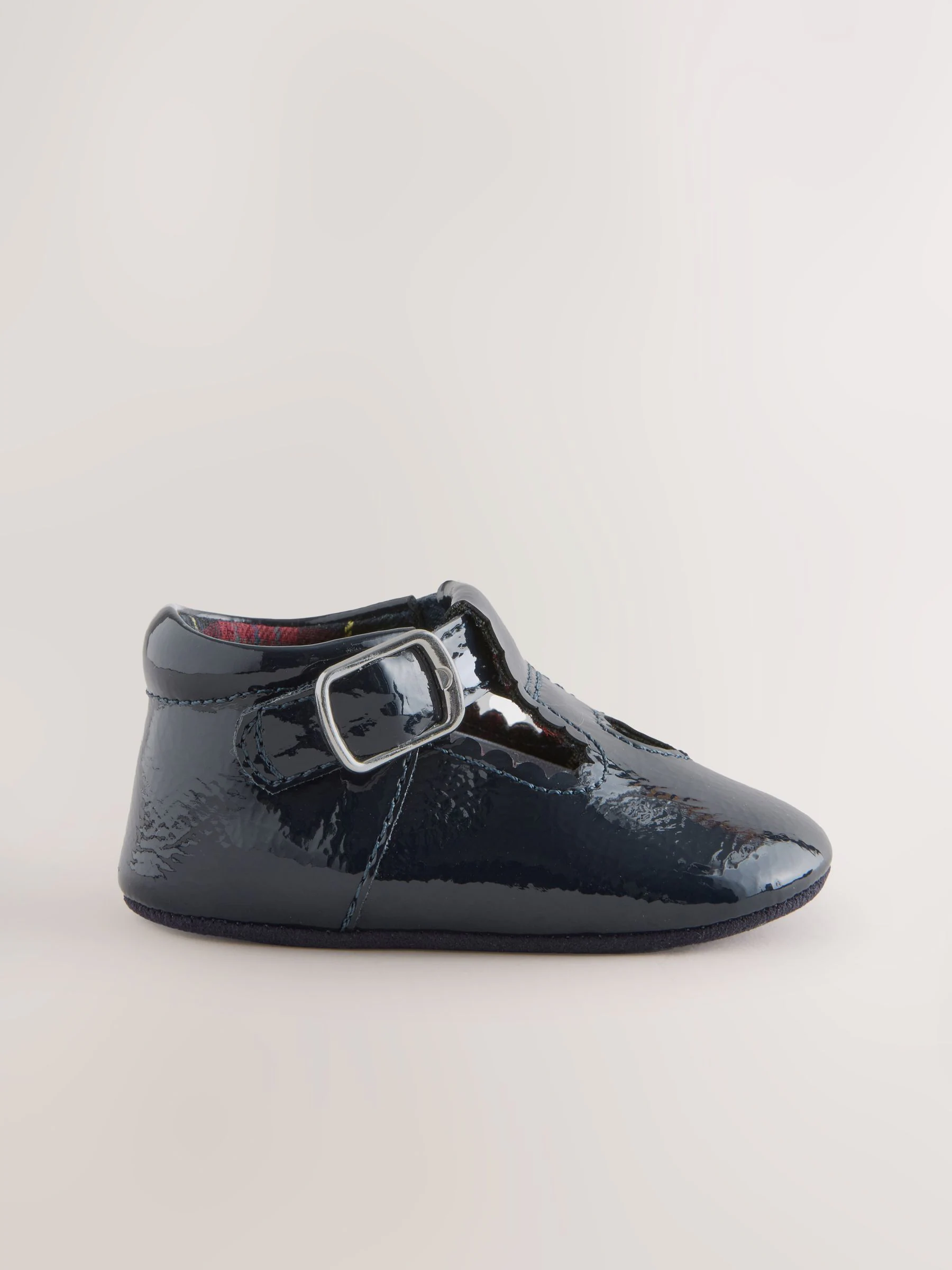 Marineblauw - Baby T-bar Schoenen (0-18mnd)