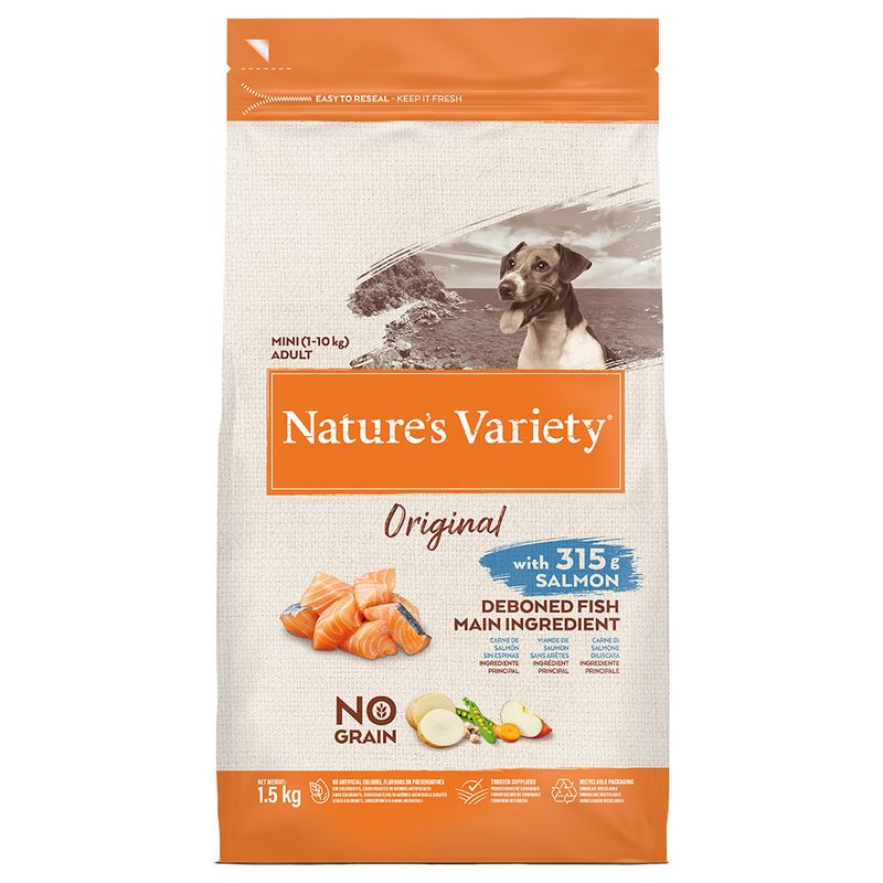 Nature's Variety Original No Grain Mini Adult saumon