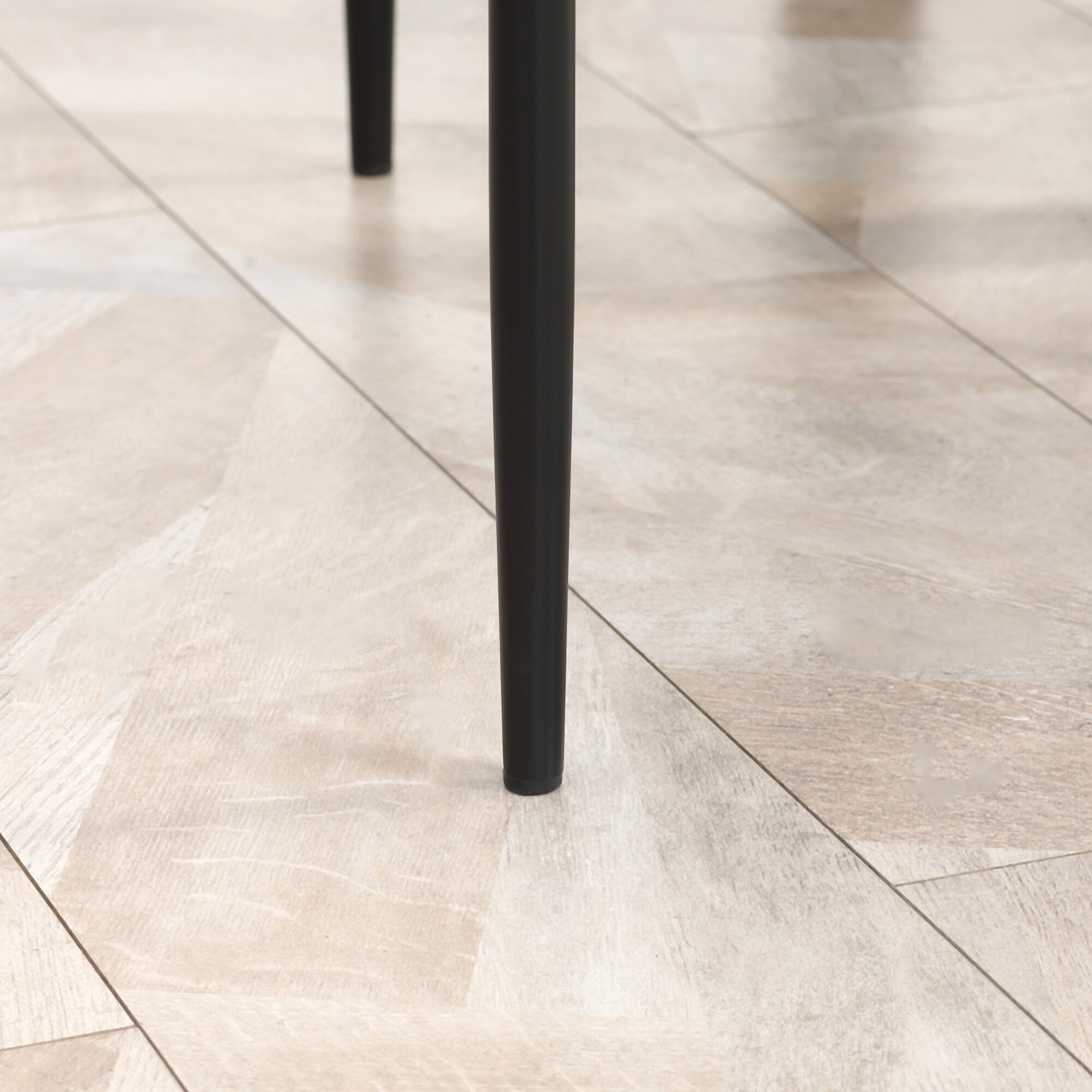 HOMCOM Esszimmergruppe mit 4 Stühlen weiß 120L x 60B x 97H cm