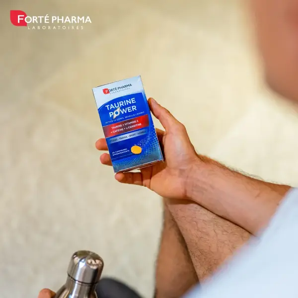 Forté Pharma Taurina Energia Cafeína Vitamina C 30 comprimidos efervescentes