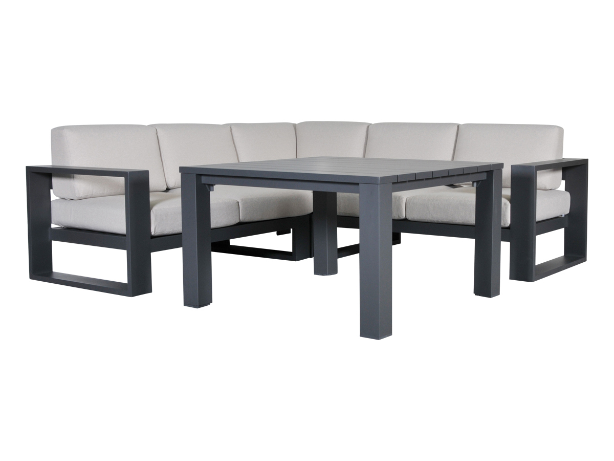 Outdoor Feelings Cuba corner dining loungeset - desert sand
