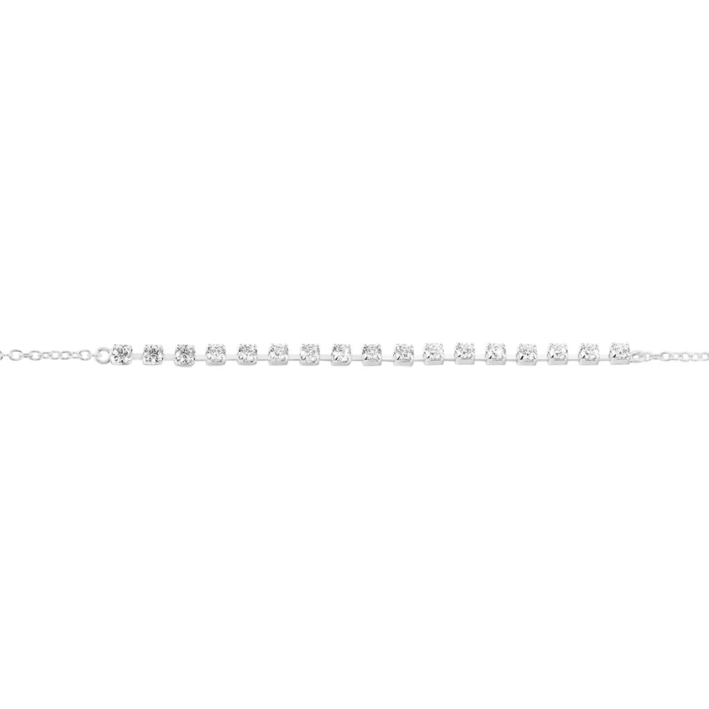 Bracelet Whitney Argent Blanc Oxyde De Zirconium