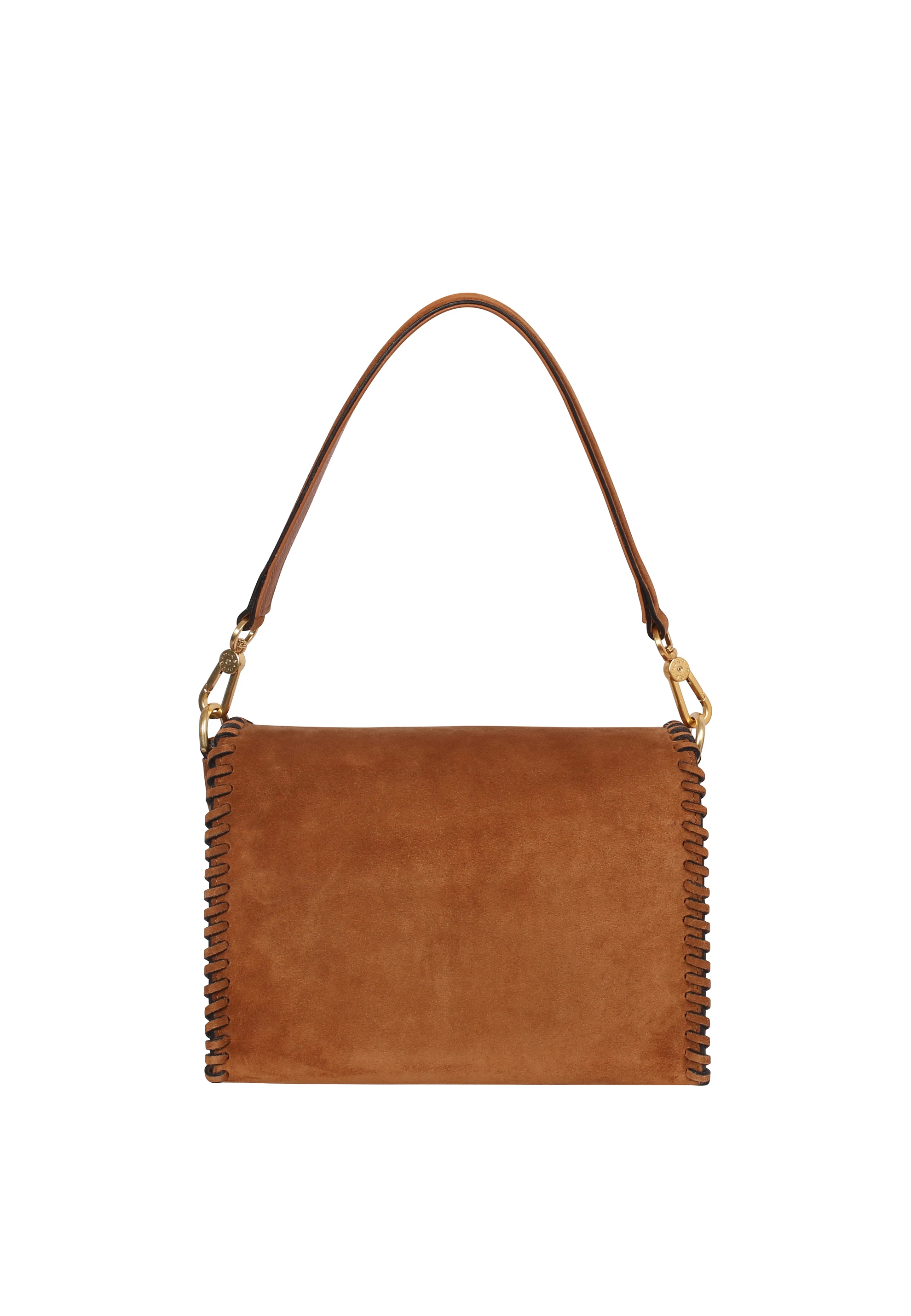 Shoulder bag TEMI STITCH Leather Suede Standard