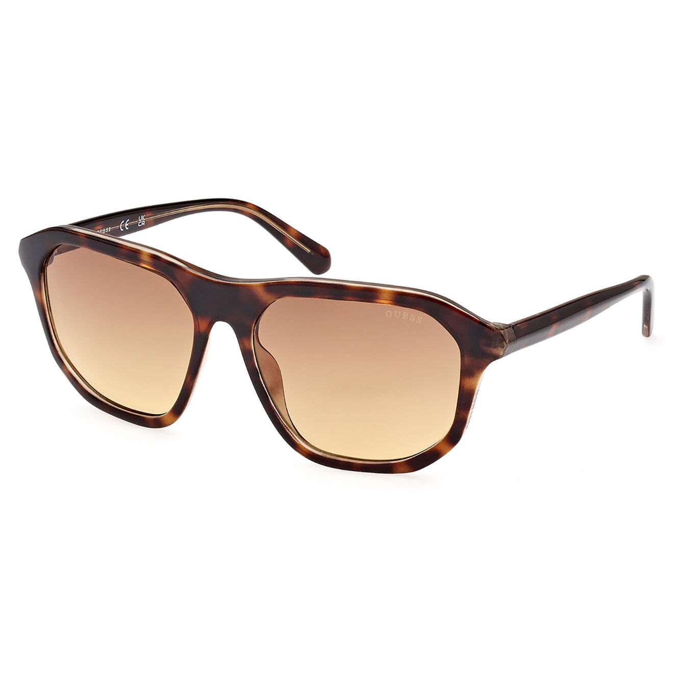 Guess Lunettes de soleil Homme brunes