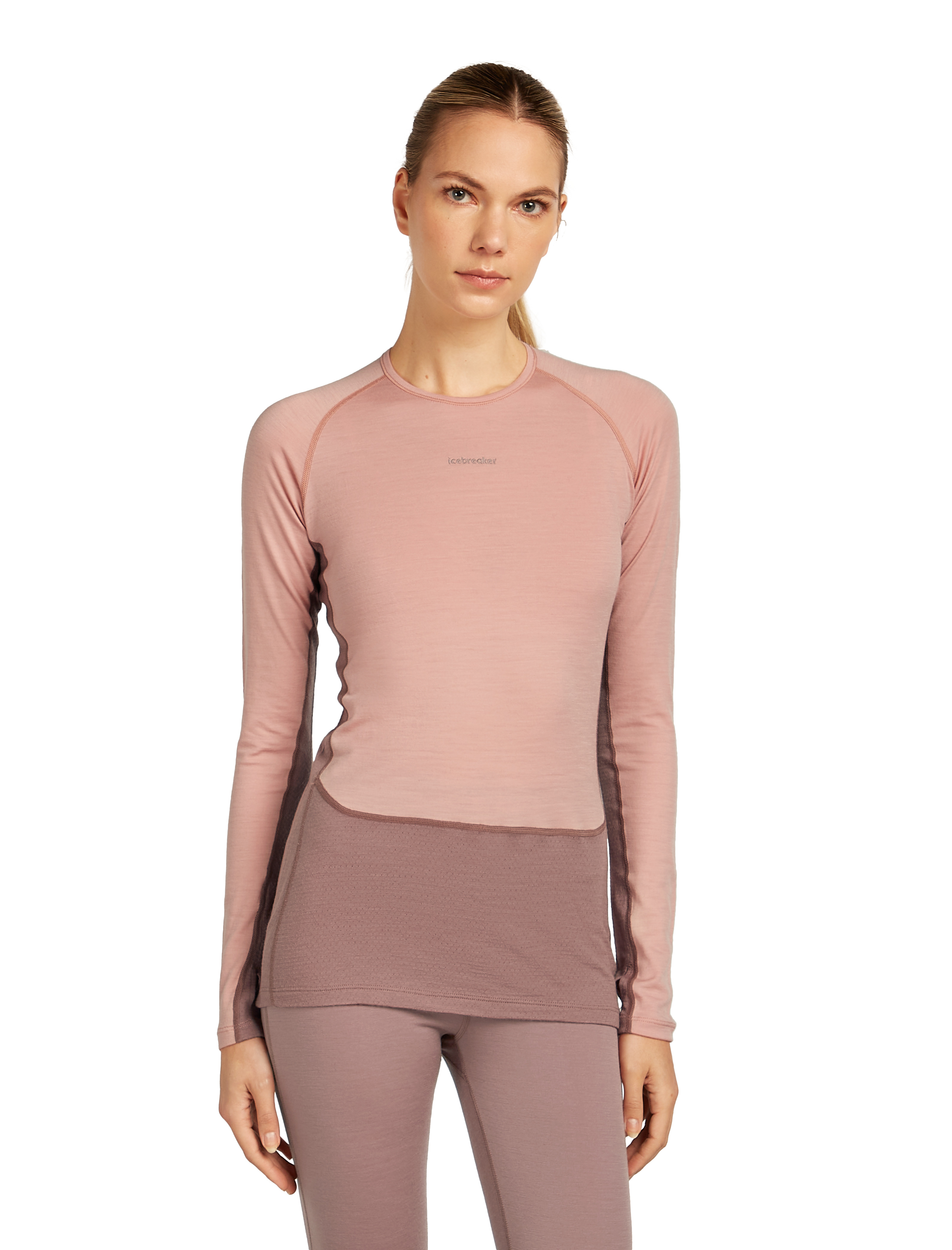 W Merino 200 ZoneKnit LS Crewe