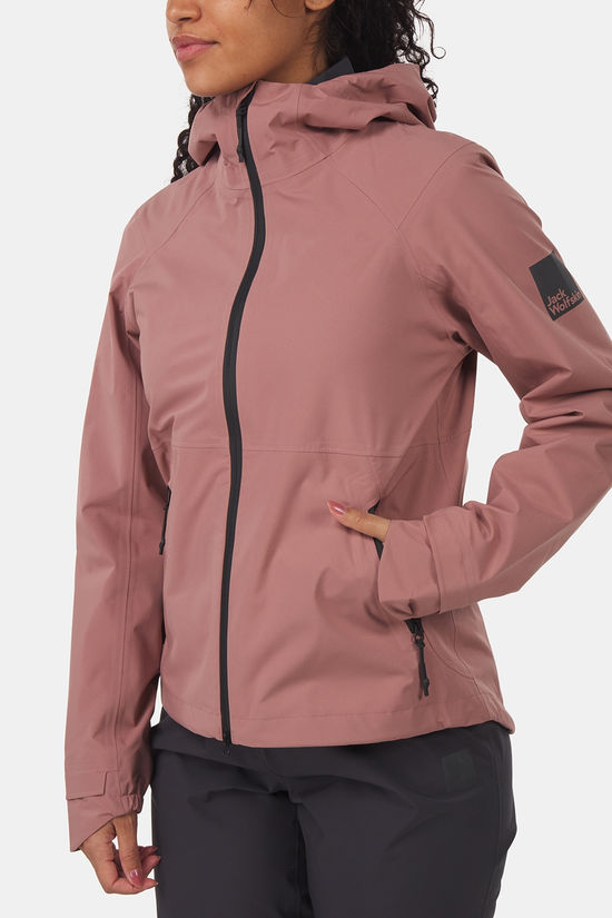 Jack Wolfskin Jack Wolfskin Bike Commute Mono Hardshell Fietsjas Dames