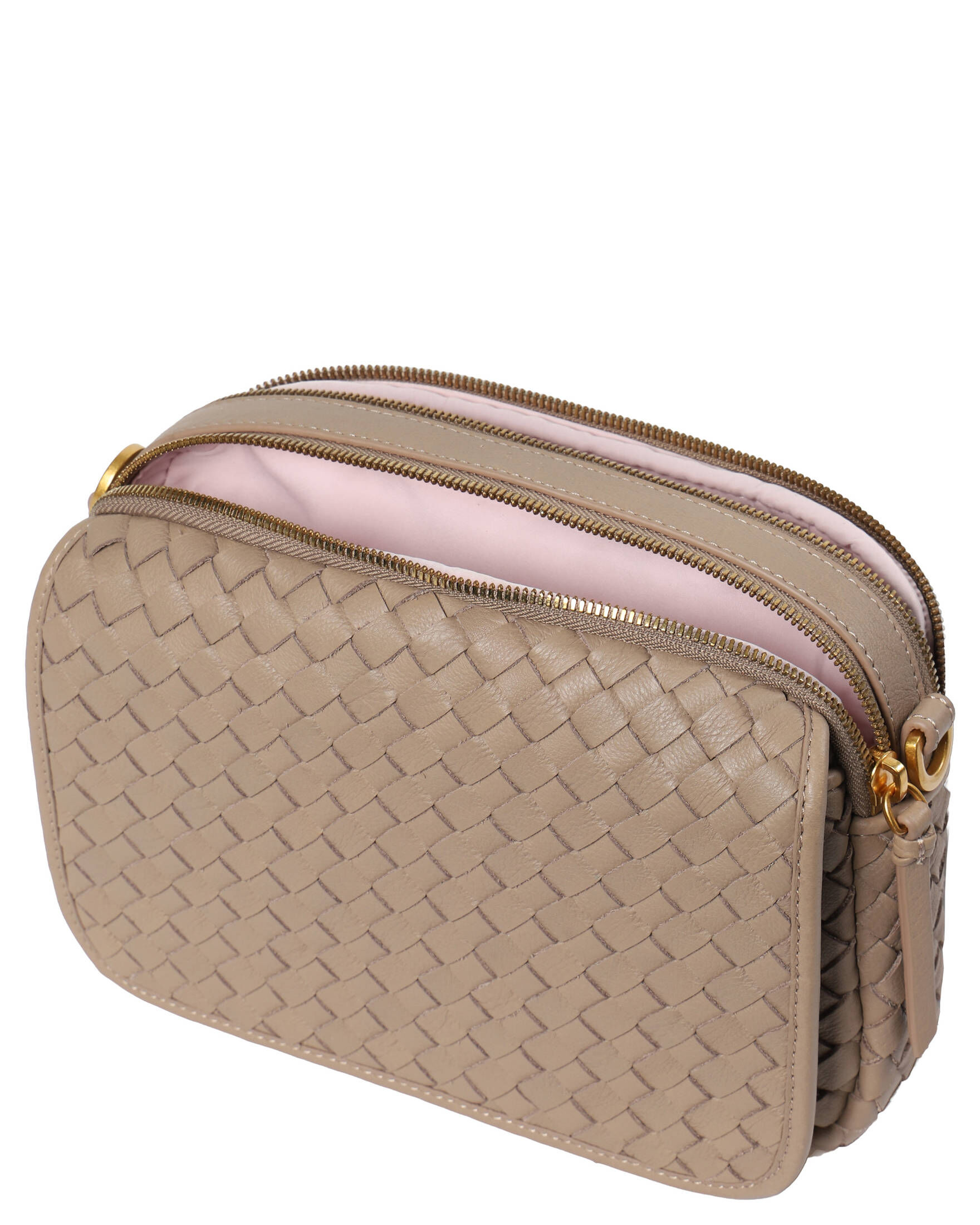 Les Visionnaires| Damen Umhängetasche EMILY WEAVE WOVEN CAMERA BAG