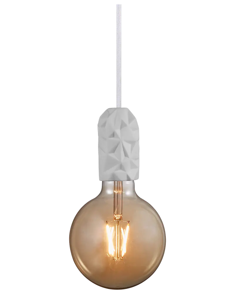Pendelophæng Hang E27 - hvid porcelæn