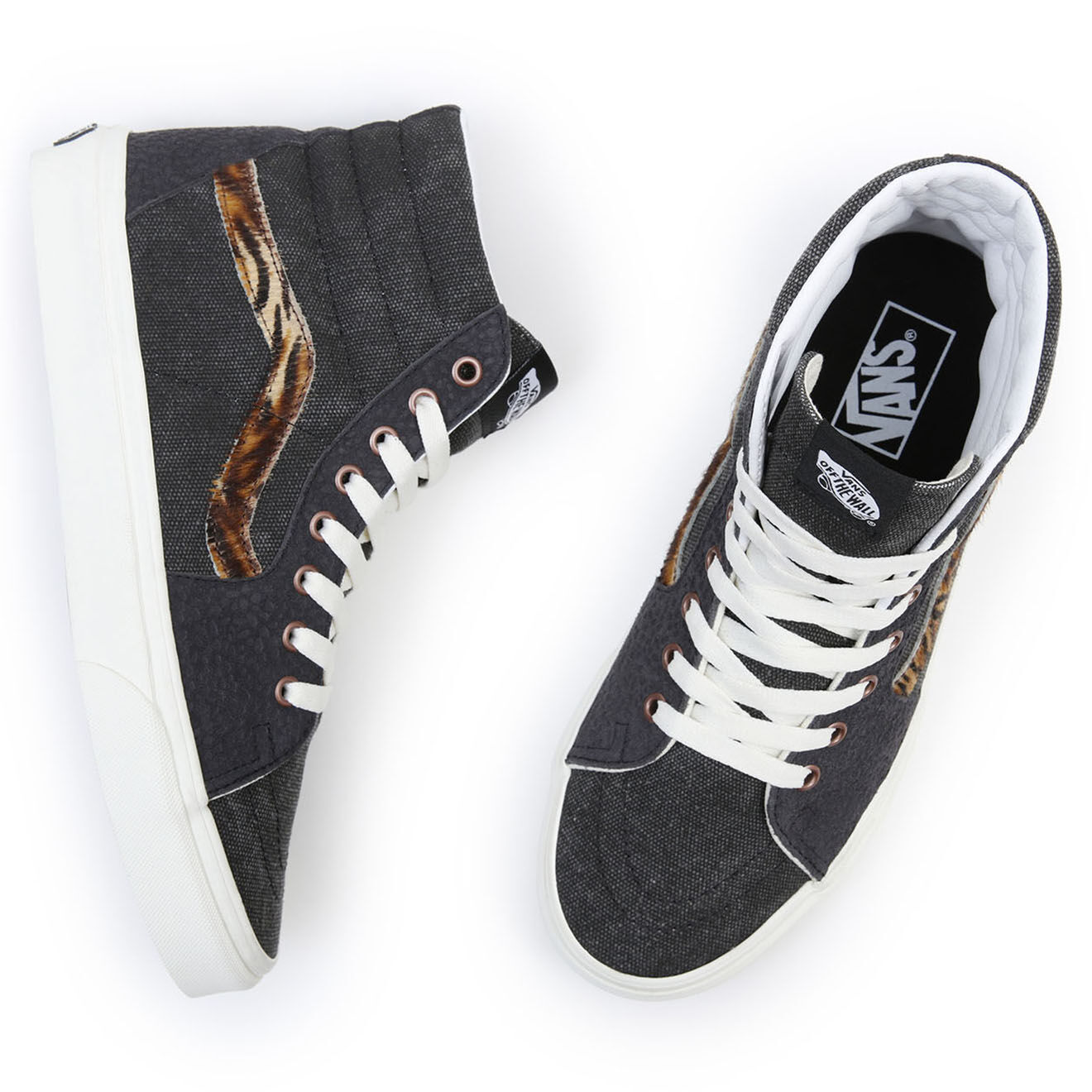 Vans Sneakers en Cuir & Textile SK8-Hi denim brut