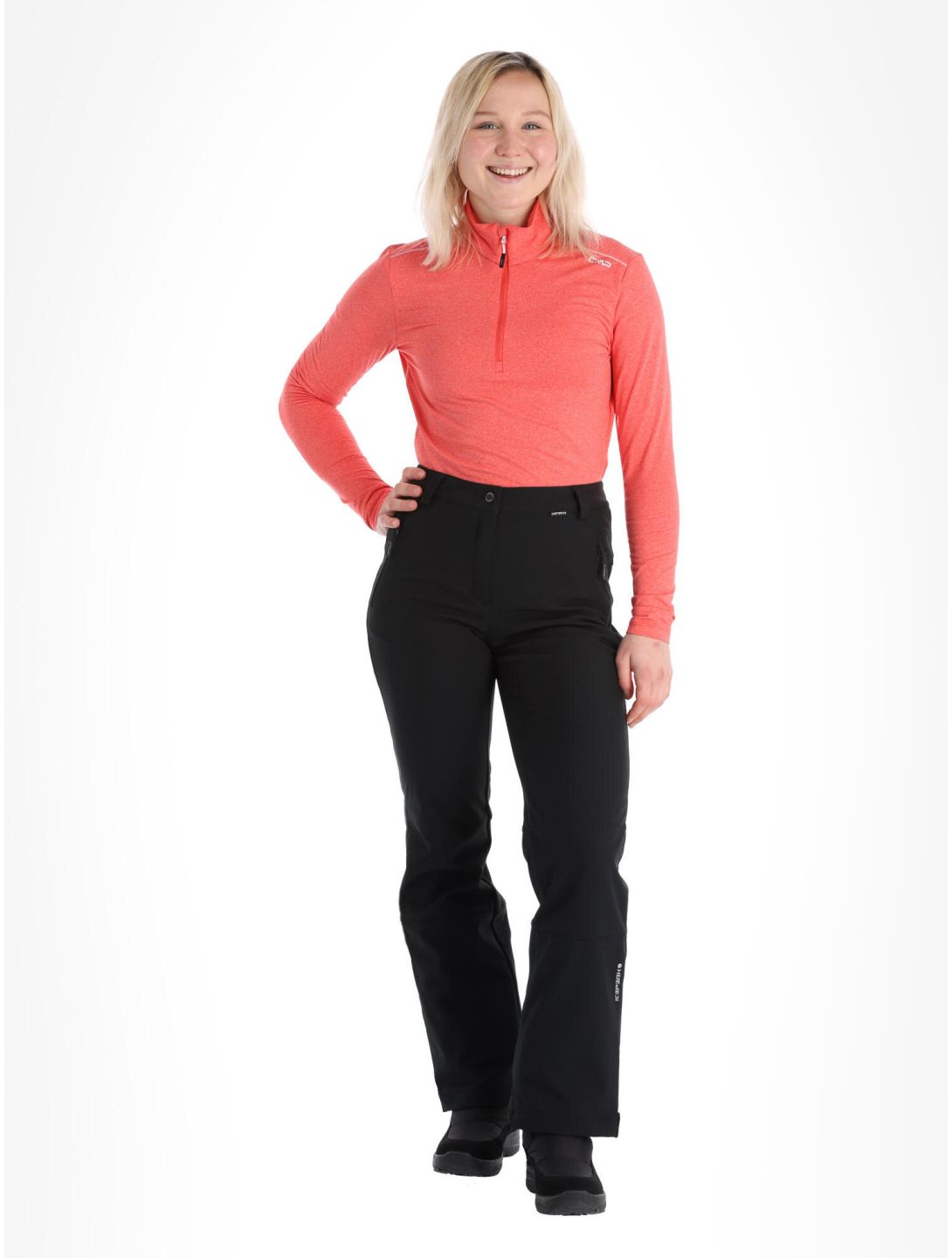 Frechen softshell skibroek dames  kort model