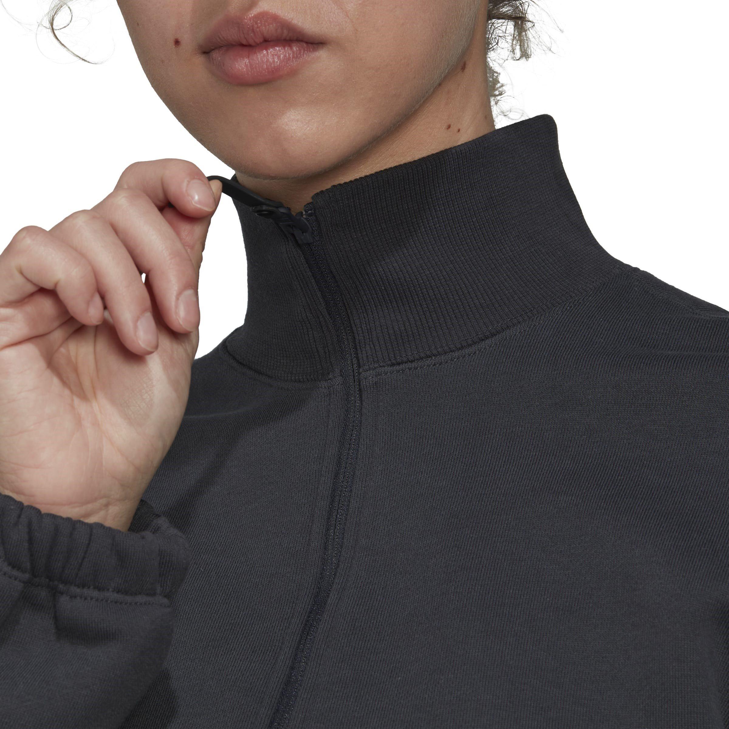 adidas Cropped Half Zip Sweater Womens