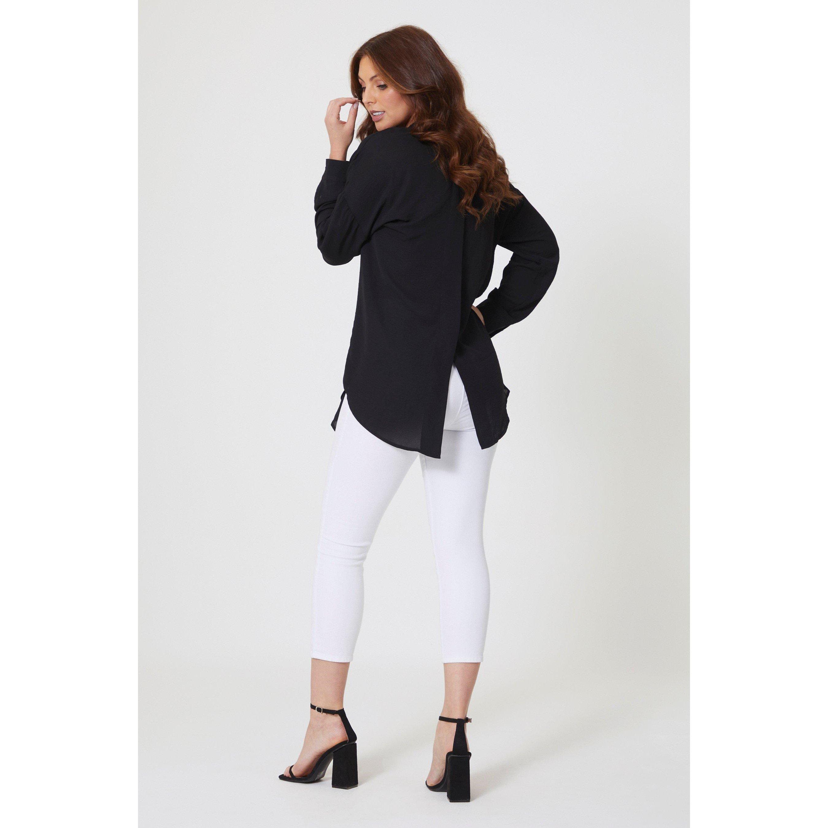 Be You Long Long Sleeve V Neck Blouse