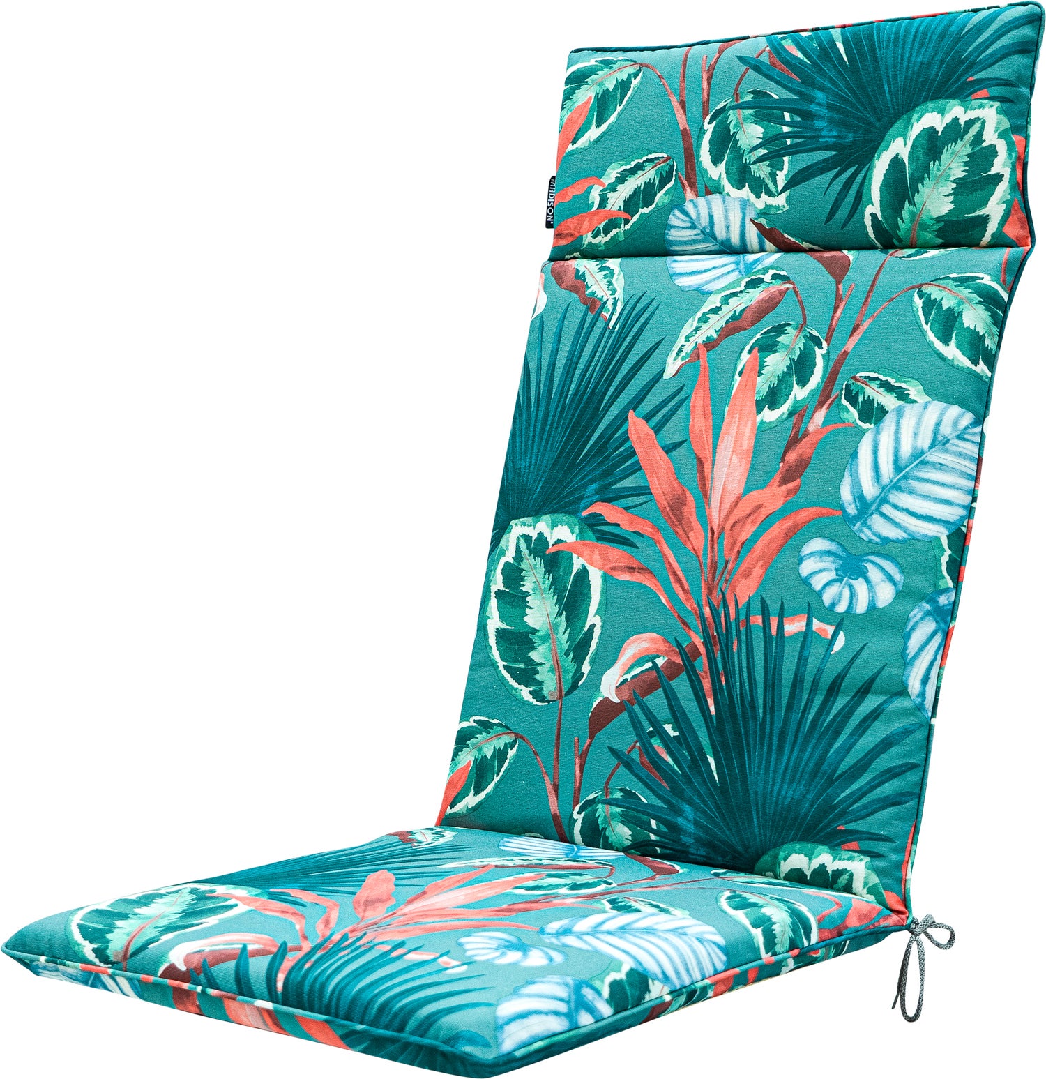 Madison tuinkussen hoge rug Cala blauw 120 x 50 cm