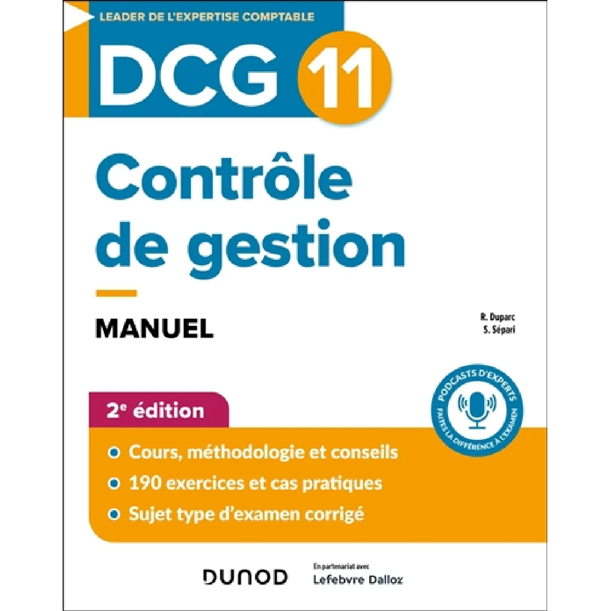 DCG 11, contrôle de gestion : manuel