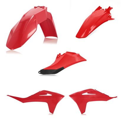 Kit plastiques Acerbis couleur rouge - Rouge