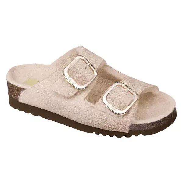Mules Scholl Ilary Fluffy Comfort, rosa, tamanho 36