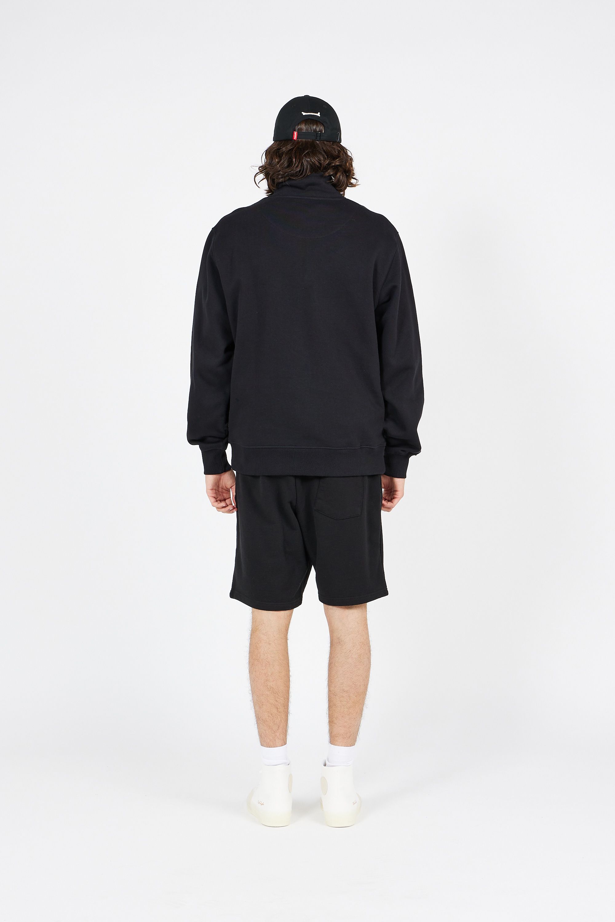 WASTED Sweat zippé FUNNEL LONDON CROSS Noir