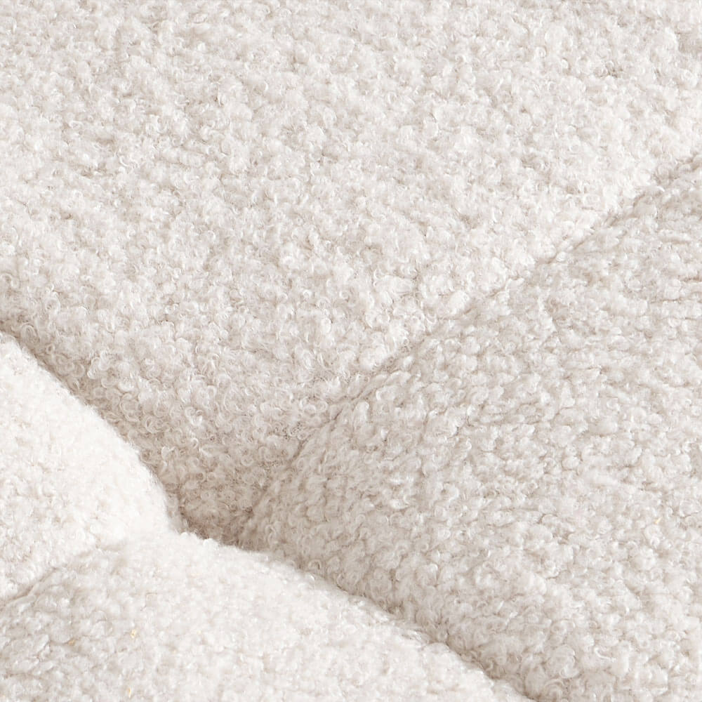 HOME DELUXE 3-zitsbank - Bouclé - Beige